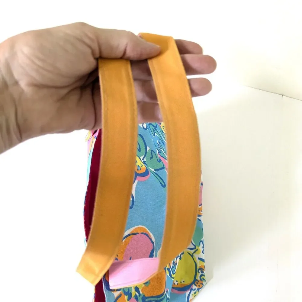 Lilly Pulitzer x Estee Lauder Bright Floral Print Tote Bag Carryall Beach